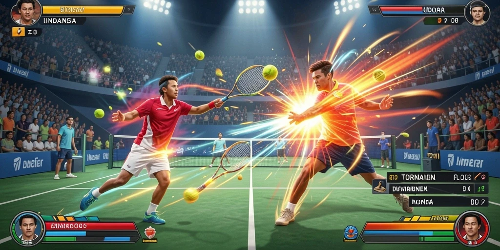 Interaksi antar pemain dalam komunitas game yang aktif.